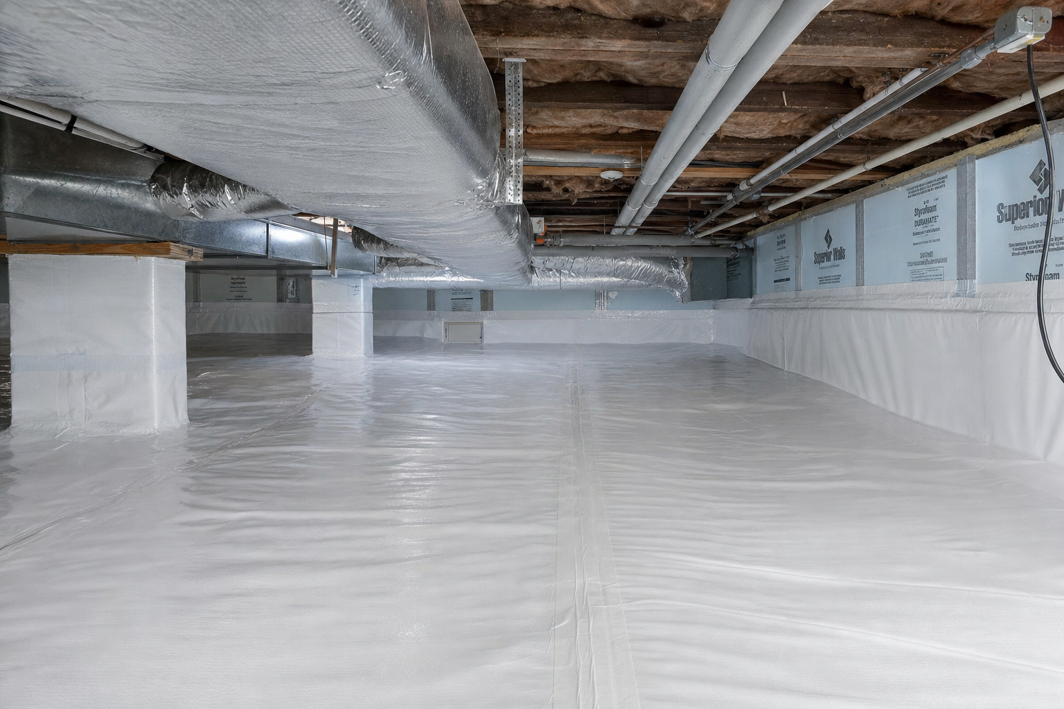 crawl space repair &middot; representative project example &middot; illustrative