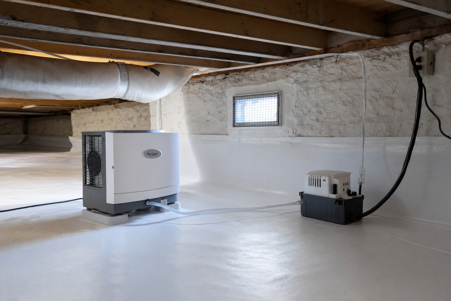 crawl space repair &middot; representative project example &middot; illustrative