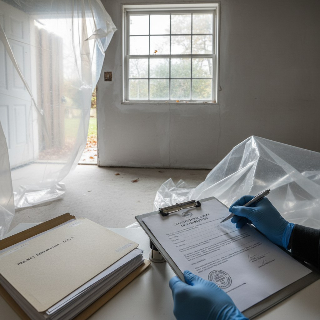 Mold Remediation process step 04