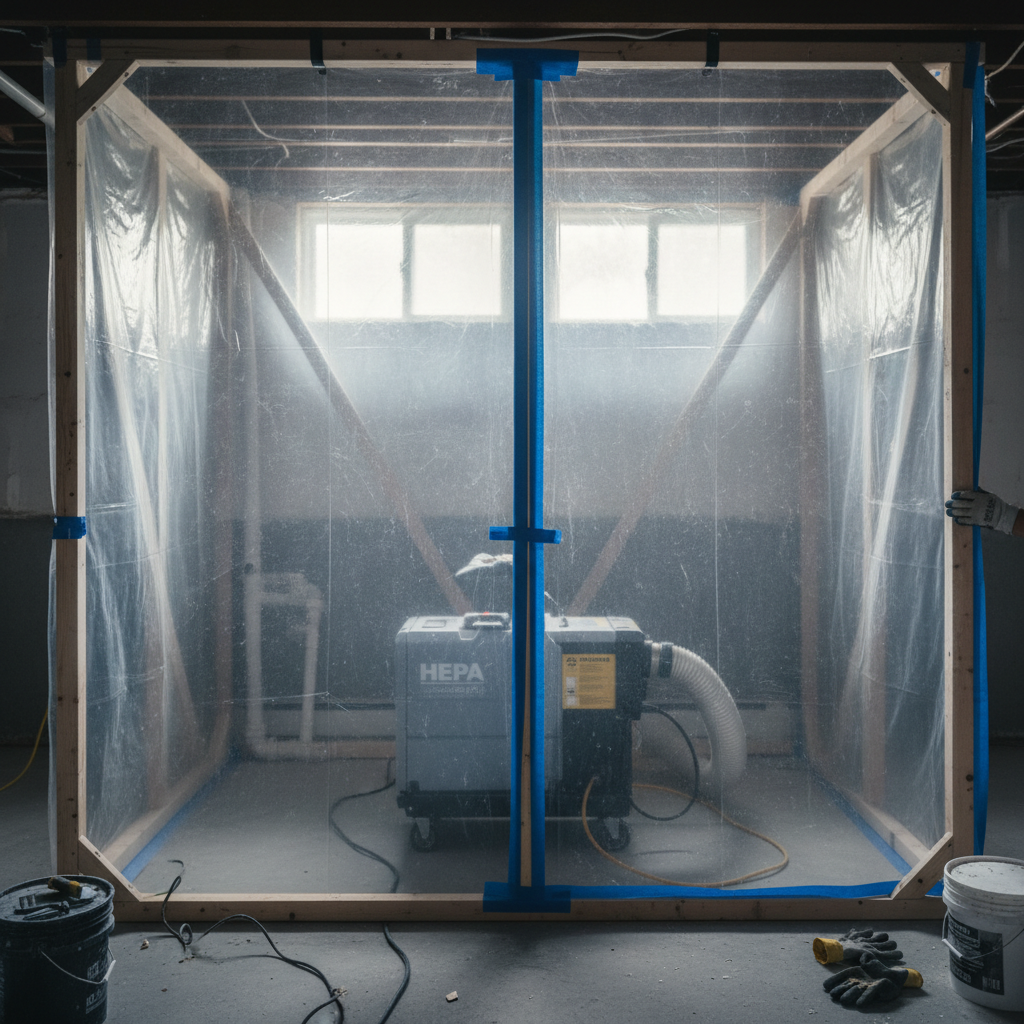Mold Remediation process step 01