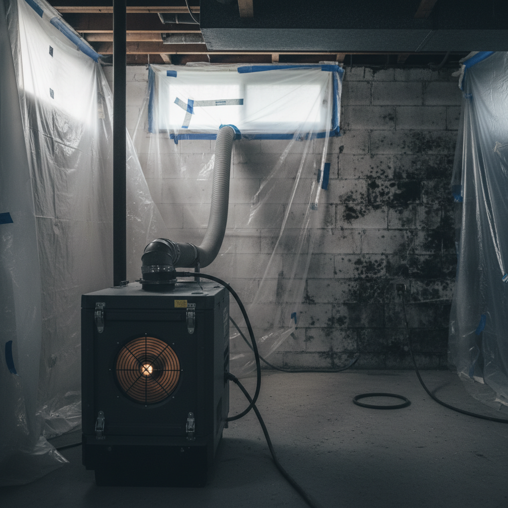 Mold Remediation process step 02