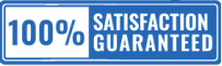 100% satisfaction Logo - Big Easy Basements