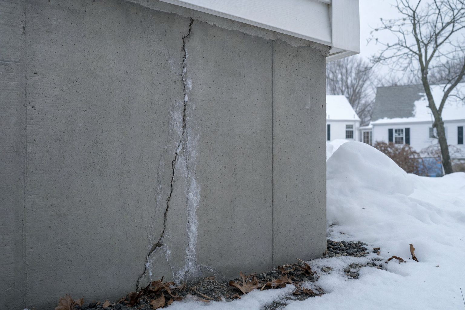 Winter freeze-thaw and foundation cracks: what to watch for